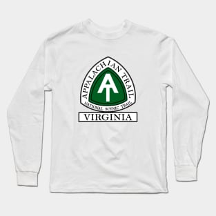 Appalachian Trail National Scenic Trail Virginia VA Long Sleeve T-Shirt